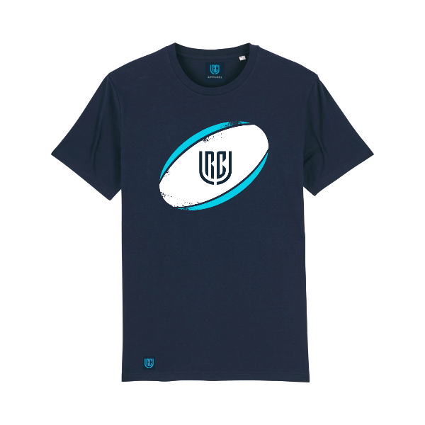 Turquoise Ball Logo Navy T-Shirt