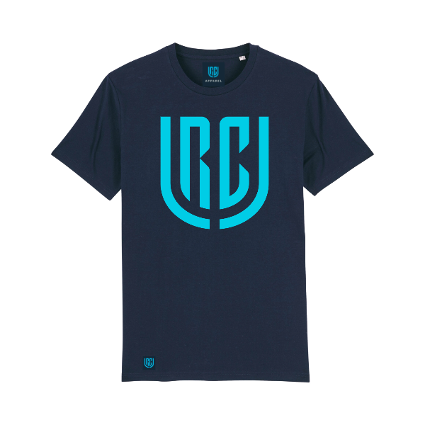 Turquoise URC Logo Navy T-Shirt
