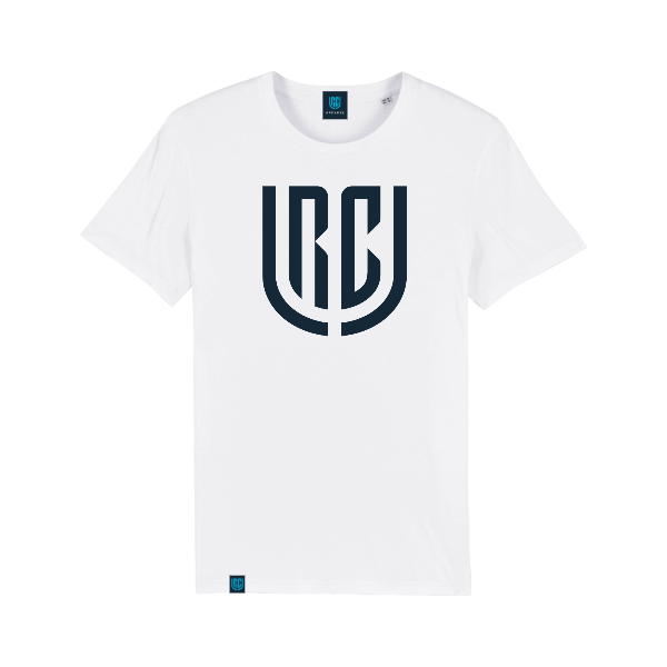 Deep Slate URC Logo White T-Shirt