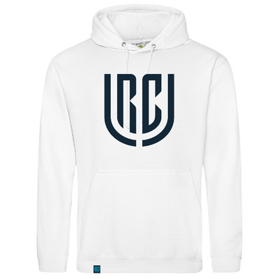 Deep Slate URC Logo White Hoodie