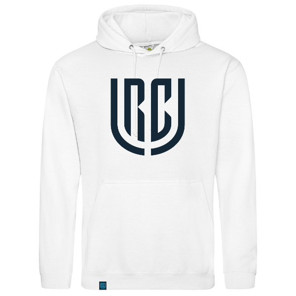 Deep Slate URC Logo White Hoodie