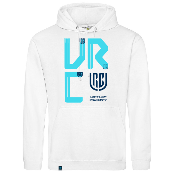 URC Letters Logo White Hoodie