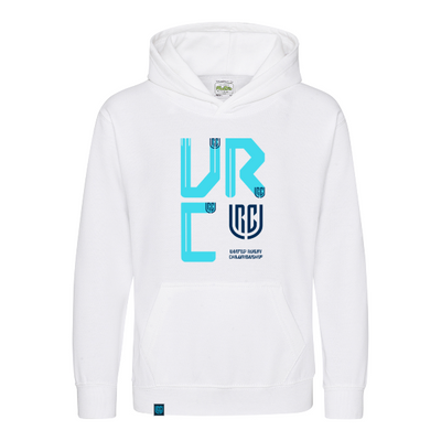 URC Letters Logo White Kids Hoodie