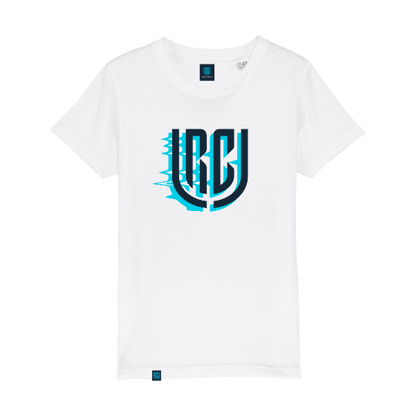 Liquid Effect URC Logo White Kids T-Shirt