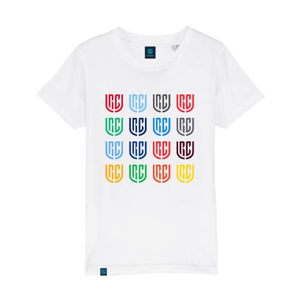 Multi-Coloured URC Logo White Kids T-Shirt