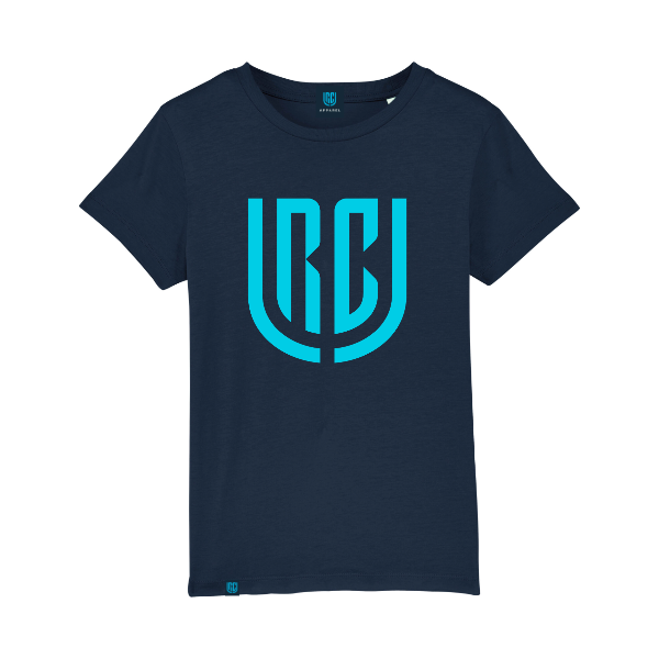 Turquoise URC Logo Navy Kids T-Shirt