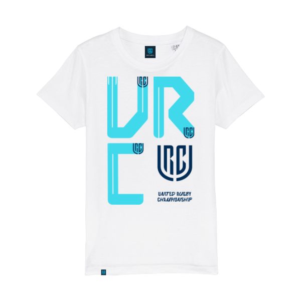 URC Letters Logo White Kids T-Shirt